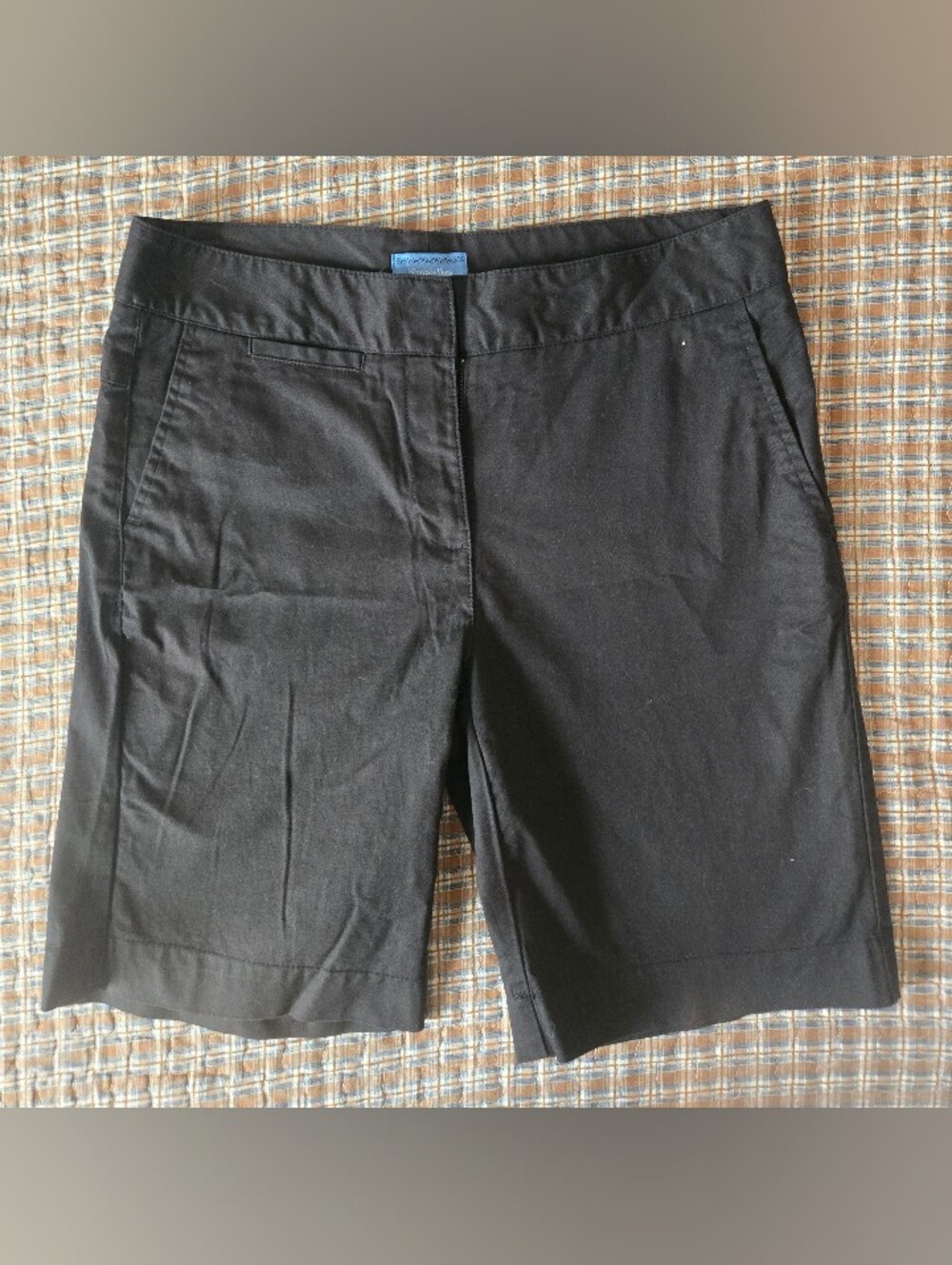Simply Vera Vera Wang Black Tailored Bermuda Shorts Size 8